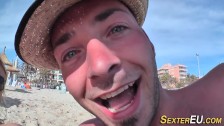 German amateur, threesome having Sex at the beach